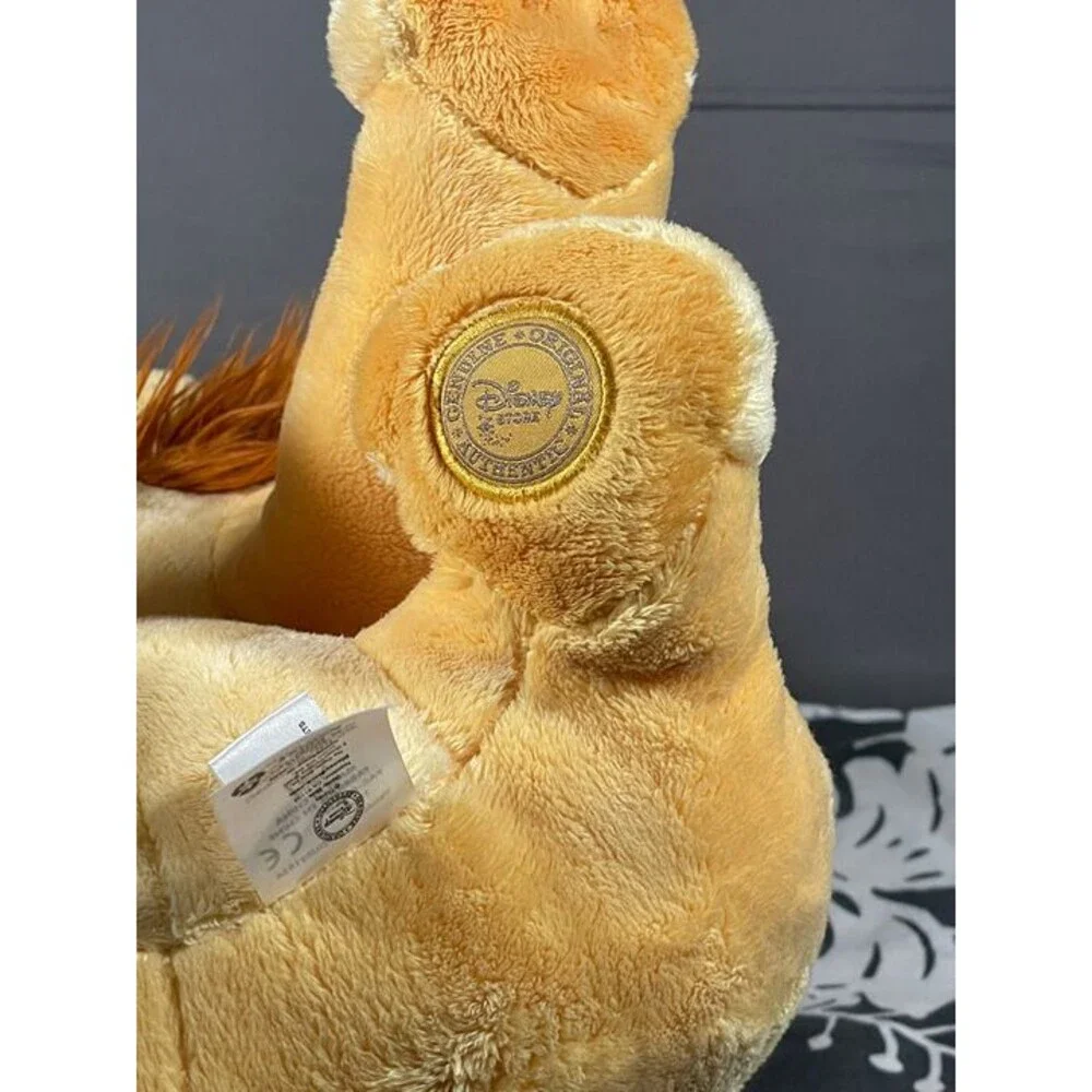 Disney Store Lion King Adult Simba Plush Stuffed Animal Toy Hakuna Matata